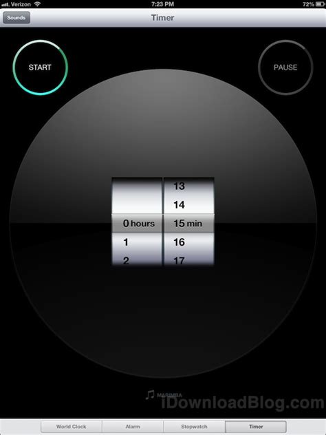 New in iOS 6: a new Clock app for the iPad