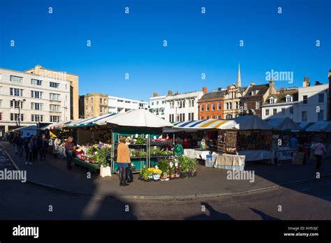 Market Square, Cambridge, England Stock Photo - Alamy