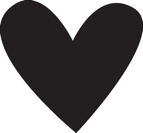 Free Black Heart Transparent Background, Download Free Black Heart Transparent Background png ...