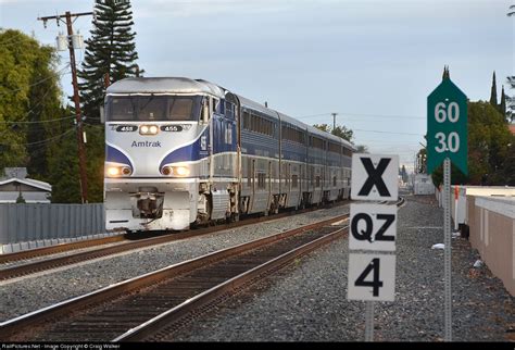 AMTK 455 Amtrak EMD F59PHI at Orange, California by Craig Walker | Amtrak, California, Photo