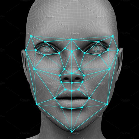 biometric facial recognition without hair | Facial recognition, Face recognition, Face ...