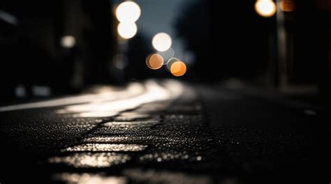 Premium AI Image | Dark Street Asphalt Abstract and Moody Editorial ...