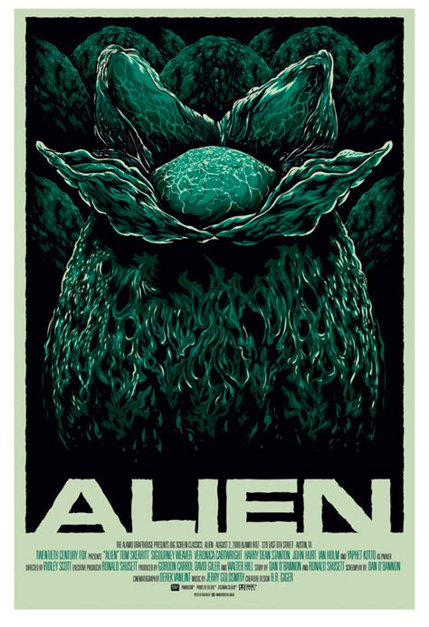 Alien Movie Poster by Ken Taylor – Postersandtoys.com