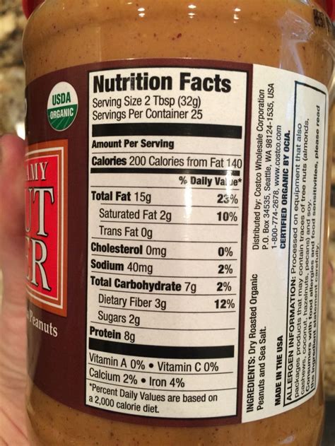 How Many Calories In A Serving Of Peanut Butter - lema