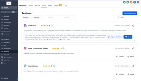 🤖 Reviews AI is LIVE in Reputation Management 🚀 | HighLevel Changelog