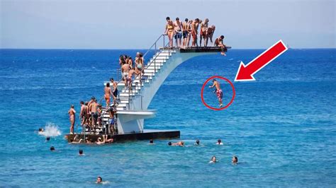 Diving Board Fails Compilation - YouTube