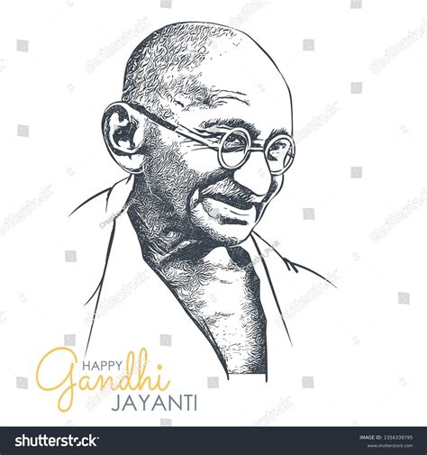 Mahatma Gandhi Sketches Drawing