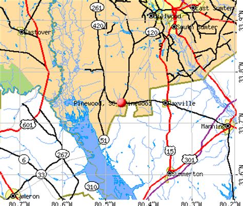 Pinewood, South Carolina (SC 29125) profile: population, maps, real ...