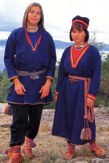 Sami costume: a Lule Sami couple in 2020 | Clothing, textile, Folk clothing, Traditional outfits