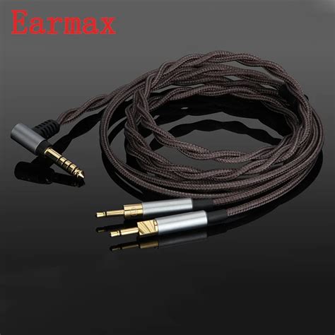 Aliexpress.com : Buy Earmax 4.4mm Headphone Cable HIFI Audio Aux Cable OCC Silver Plating ...