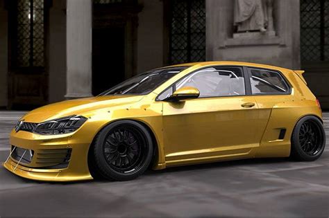 Mk 7 Volkswagen Golf Gets "Rocket Bunny" Tuner Treatment