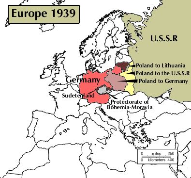 Sudetenland Map Ww2