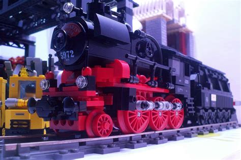 Lego Steam Locomotive | Lego trains, Lego, Steam locomotive