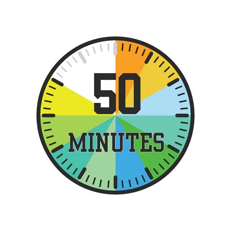 50 minutes, timer, clock icon design 26580863 Vector Art at Vecteezy