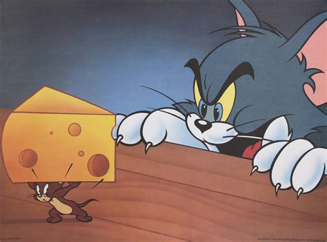 Tom and Jerry With Cheese by Hanna Barbera - Etsy