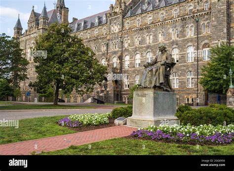 Georgetown University, Statue of John Carroll, Founder of the ...