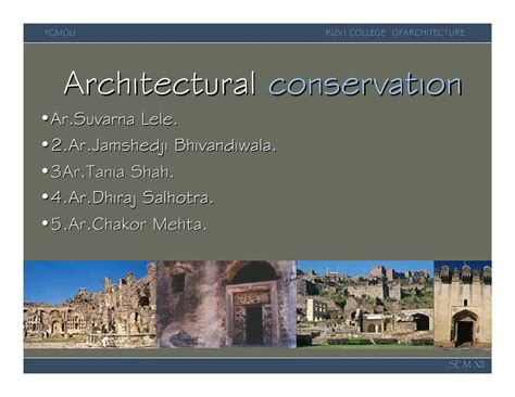 Architectural Conservation