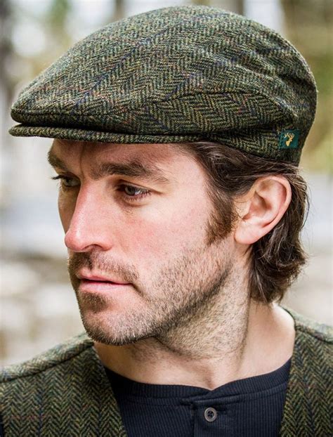 Irish wool cap from Ireland, tweed | Mens hats fashion, Mens fashion rugged, Mens fashion edgy