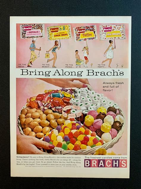 Vintage Candy Ads Several Styles 1950s and 1960s - Etsy