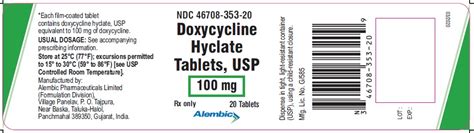 DOXYCYCLINE HYCLATE tablet, film coated