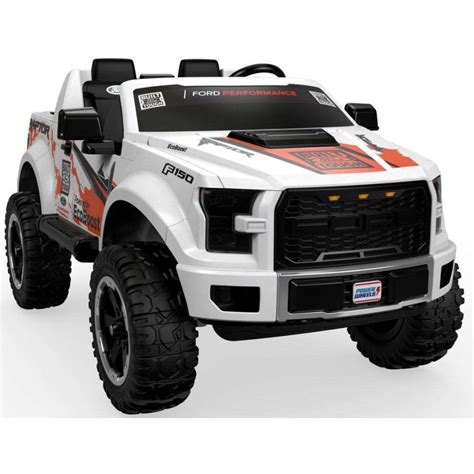 Kids Ride On Truck Ford F-150 Raptor Off Road 12V Monster Traction Toy ...