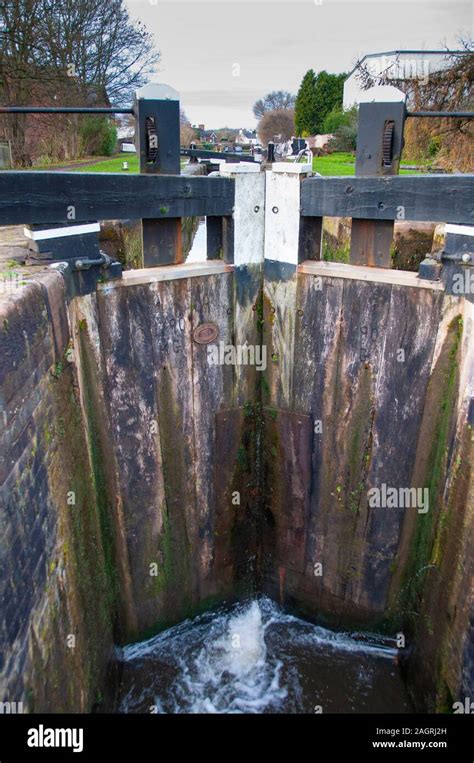 The canal in Stone Staffordshire England UK Stock Photo - Alamy