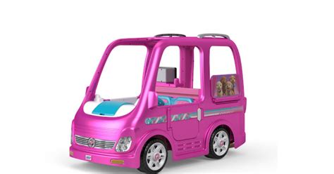 The New Power Wheels Barbie Dream Camper Has All The Bells & Whistles Your Kid Could Ask For