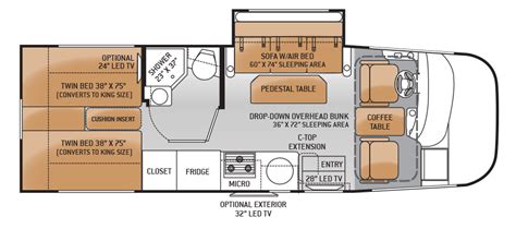 Floor Plans Axis Motorhomes: Class A RV by Thor Motor Coach | Thor ...