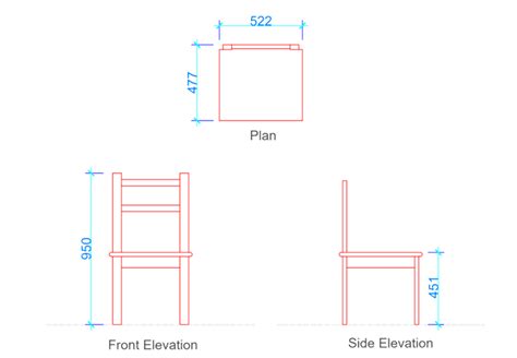 What is Side Chair? (Dimensions & Free Dwg.) - Layak Architect