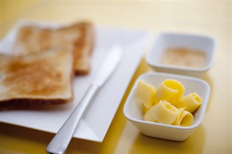 Toast with butter and marmalade - Free Stock Image