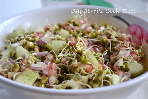 Moong Sprouts Salad – Gayathri's Cook Spot