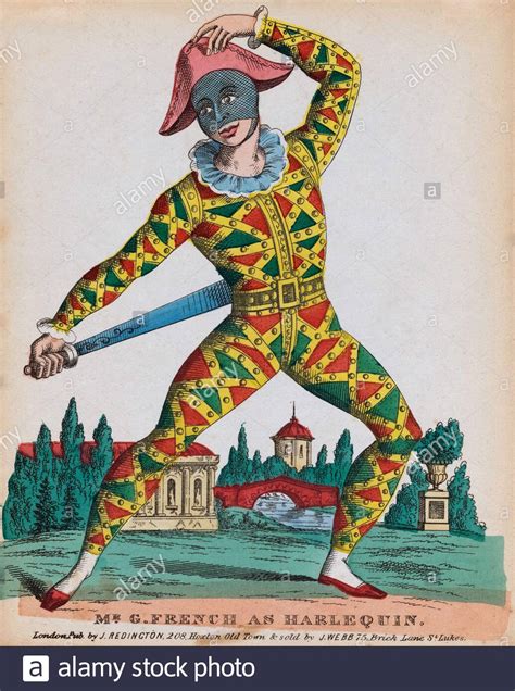 Commedia dell'arte harlequin hi-res stock photography and images - Alamy