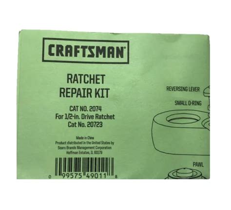 NEW CRAFTSMAN RATCHET Repair Kit #2074 for Ratchet 20723 $18.99 - PicClick