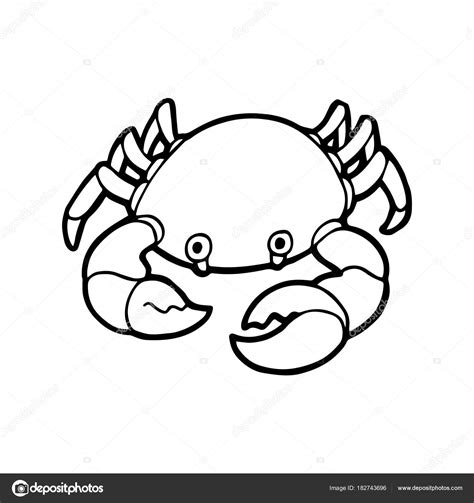 Crab Outline Drawing | Free download on ClipArtMag