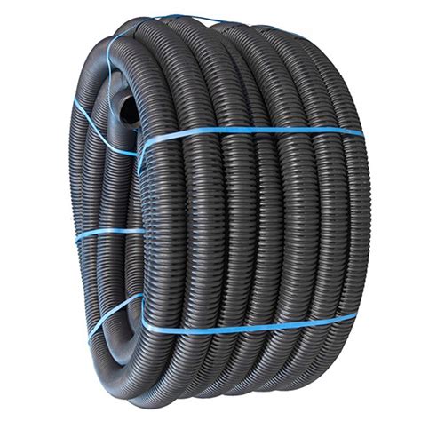 Perforated Land Drain Pipe - 80mm x 50m Coil | Land-Drainage | Allbits ...