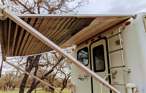 How to Easily DIY Repair an RV Awning - Mortons on the Move