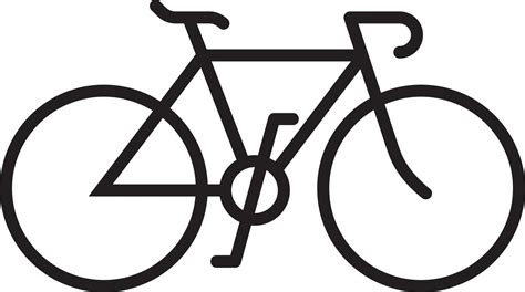 Simple Bicycle icon 4791314 Vector Art at Vecteezy