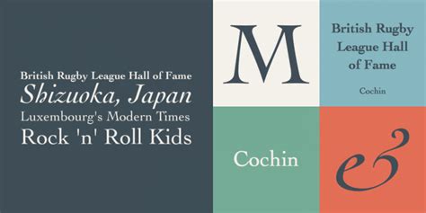 Cochin - Font List entries - Typography.Guru