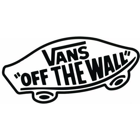 VANS Off The Wall Sticker ($2.49) liked on Polyvore featuring fillers ...