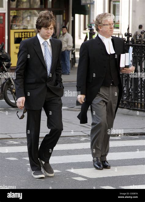 James Bourne arrives at the High Court. Ex-Busted band members James ...