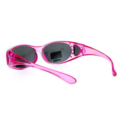 SA106 Rhinestone Polarized Womens 60mm Over the Glasses Fit Over Sunglasses | eBay