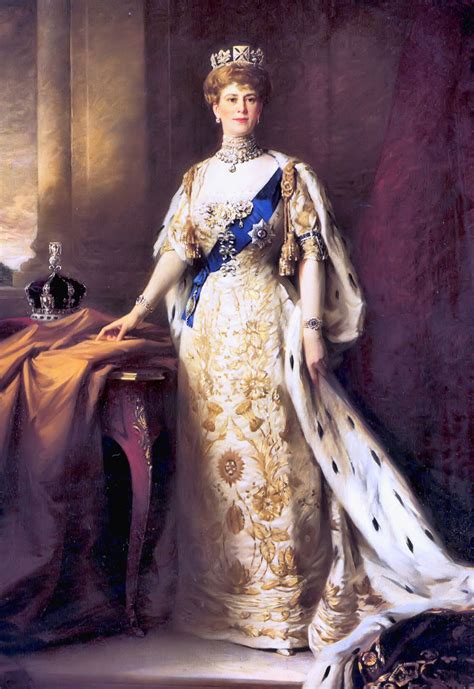 1911 Queen Mary coronation protrait by Sir William Llewellyn (Royal Collection) | Grand Ladies ...