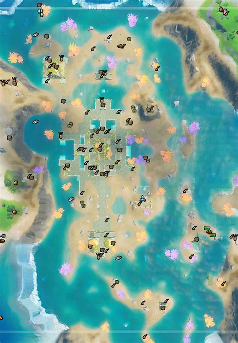 All Spawn Locations - Coral Castle (Interactive Map) : r/FortNiteBR