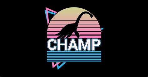 Champ Cryptid Cryptozoology Retro - Champ - Pin | TeePublic