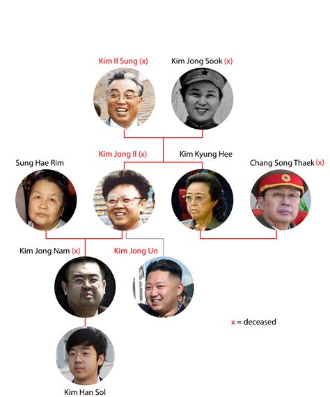 North Korea: A Family Tree of the Kim Dynasty