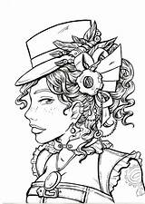 Steampunk Coloring Book Pages sketch template