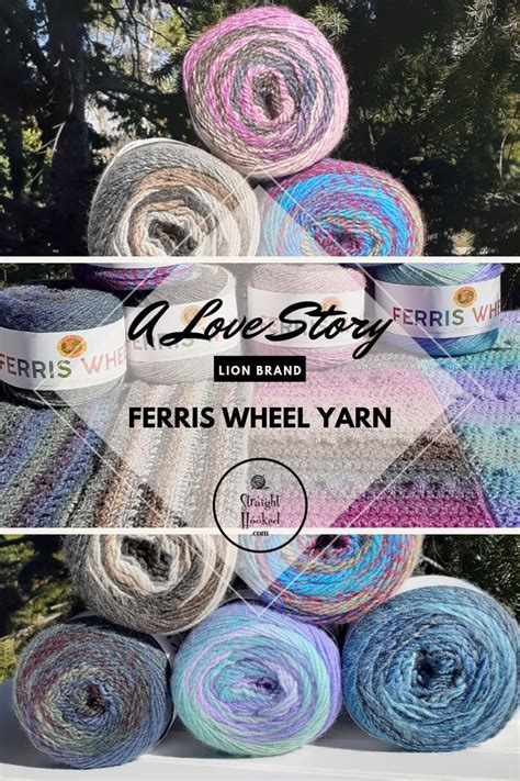 Ferris Wheel Yarn.... A Love Story | Lion brand patterns, Yarn, Lion brand yarn