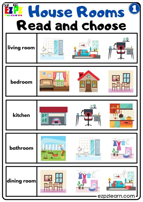 House Rooms - Ezpzlearn.com