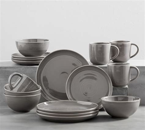 Joshua 16-Piece Dinnerware Set | Pottery Barn | Stoneware dinnerware, Dinnerware, Dinnerware sets