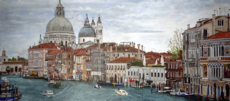 Venice grand canal Painting by Fred Hanson | Saatchi Art